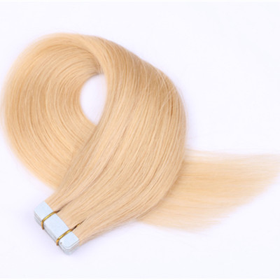 Blonde Tape In Hair Extensions Most Popular Double Drawn Thick Bottom invisible 100% Unprocessed Virgin Human tape in Hair HN204